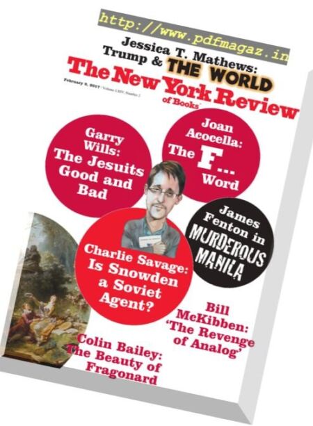 The New York Review of Books – 9 February 2017 Cover