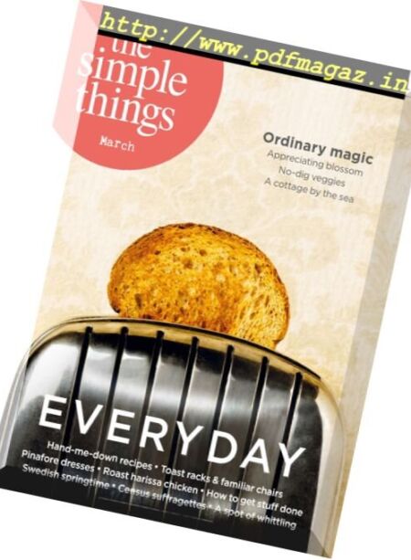 The Simple Things – March 2017 Cover
