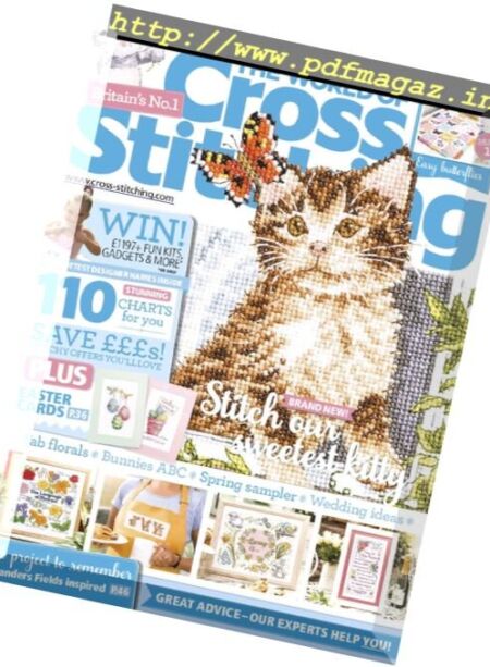 The World of Cross Stitching – April 2017 Cover