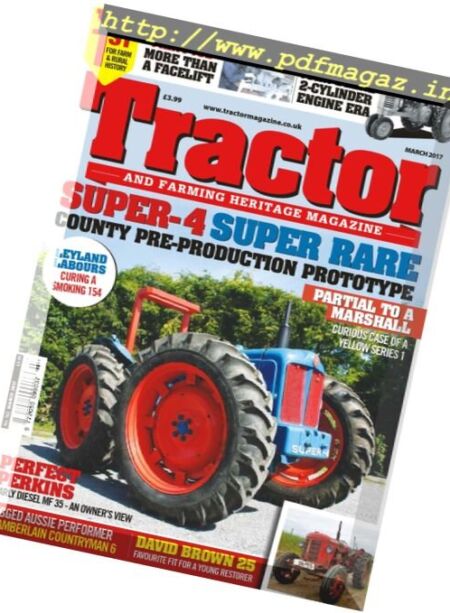 Tractor & Farming Heritage Magazine – March 2017 Cover