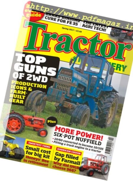 Tractor & Machinery – Spring 2017 Cover