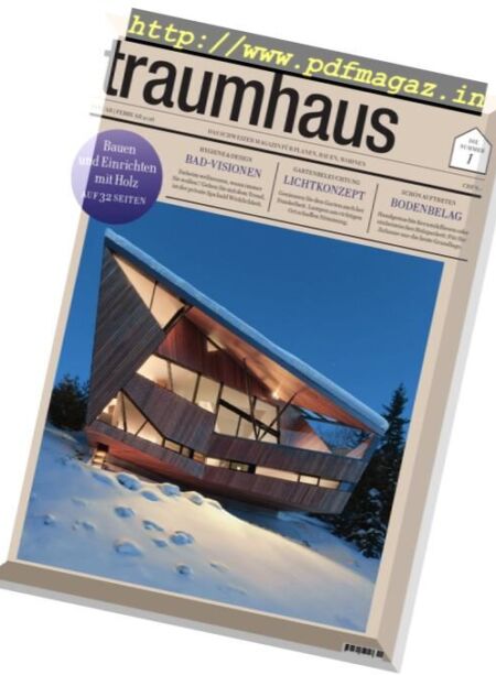 Traumhaus – Januar-Februar 2016 Cover