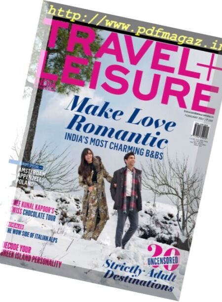 Travel + Leisure India & South Asia – February 2017 Cover