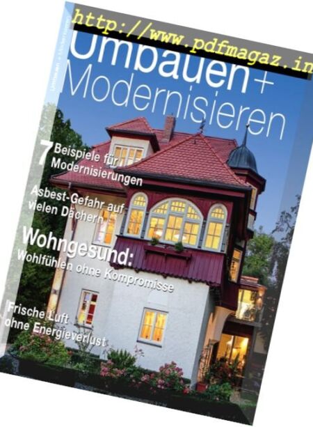 Umbauen und Modernisieren – Januar-Februar 2017 Cover