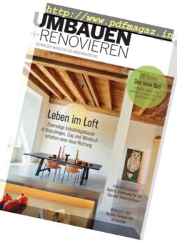 Umbauen und Renovieren – Marz-April 2017