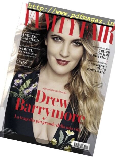 Vanity Fair Italia – 8 Febbraio 2017 Cover