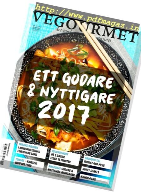 Vegourmet – Januari 2017 Cover