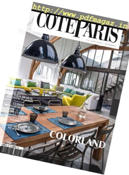 Vivre Cote Paris – Fevrier-Mars 2017 Cover