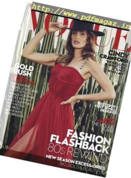 Vogue Australia – March 2017