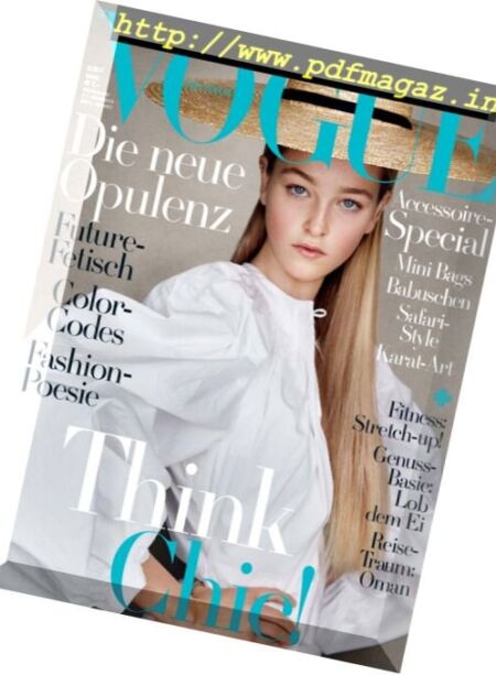 Vogue Germany – Marz 2017 Cover