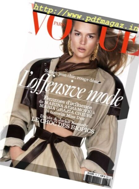 Vogue Paris – Fevrier 2017 Cover