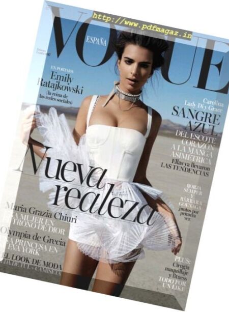 Vogue Spain – Febrero 2017 Cover