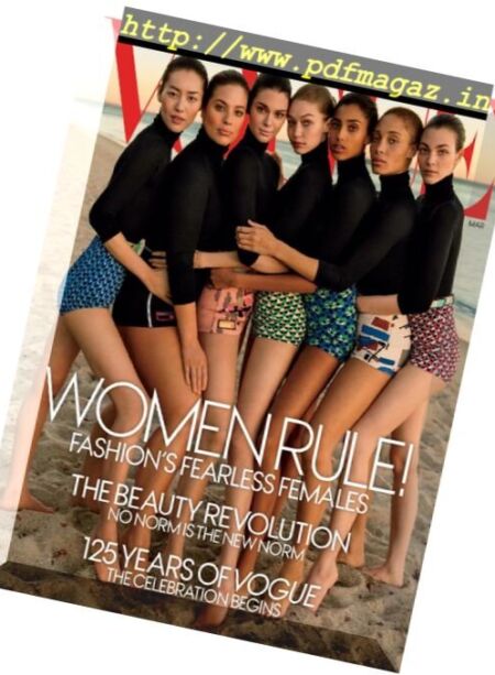 Vogue USA – March 2017 Cover