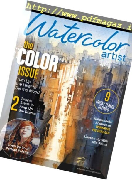 Watercolor Artist – April 2017 Cover