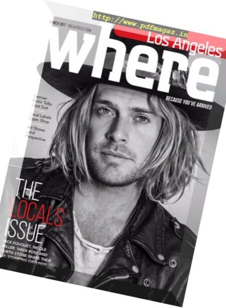 Where Los Angeles – March 2017 Cover
