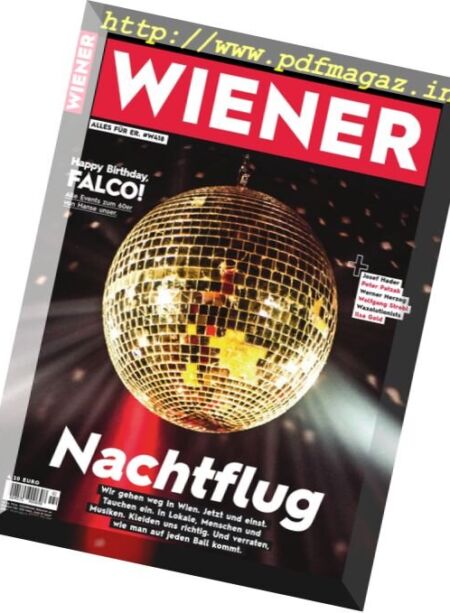 Wiener – Februar 2017 Cover