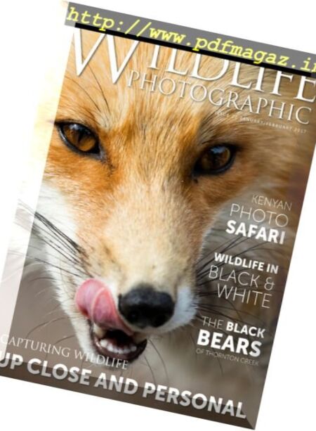 Wildlife Photographic – January-February 2017 Cover