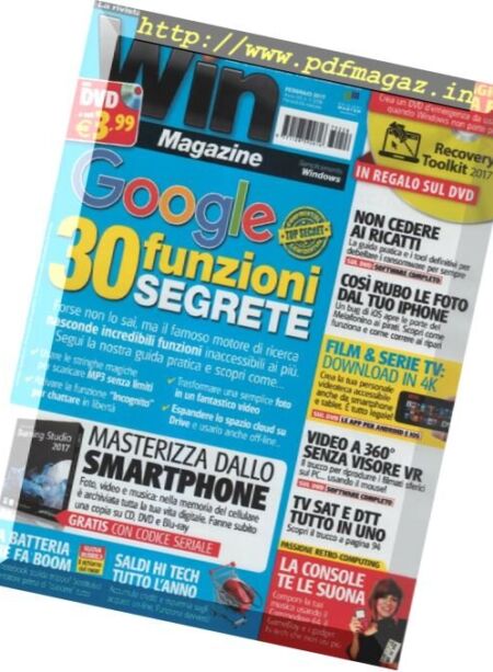 Win Magazine – Febbraio 2017 Cover