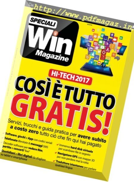 Win Magazine Speciali – Hi-Tech 2017 Cosie Tutto Gratis! – Gennaio-Febbraio 2017 Cover