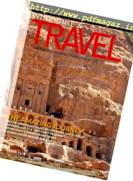 Wine Dine & Travel – Winter 2016-2017 Cover
