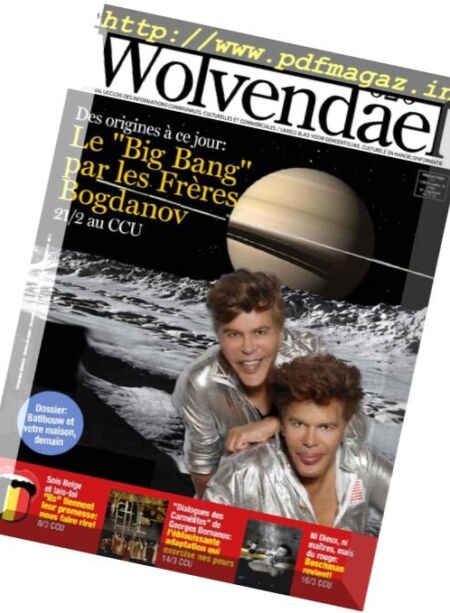 Wolvendael Magazine – Fevrier 2017 Cover