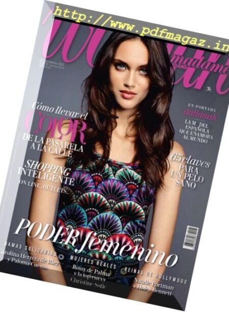 Woman Madame Figaro – Febrero 2017 Cover