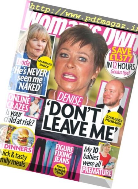 Woman’s Own – 20 February 2017 Cover