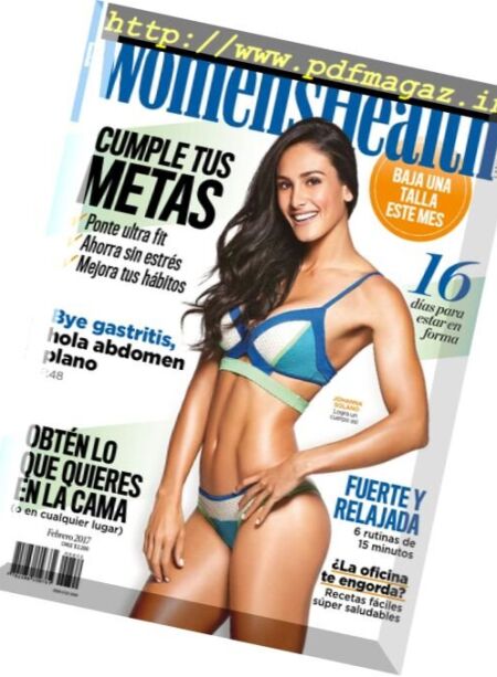 Women’s Health Chile – Febrero 2017 Cover