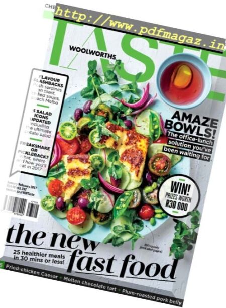 Woolworths Taste – January-February 2017 Cover