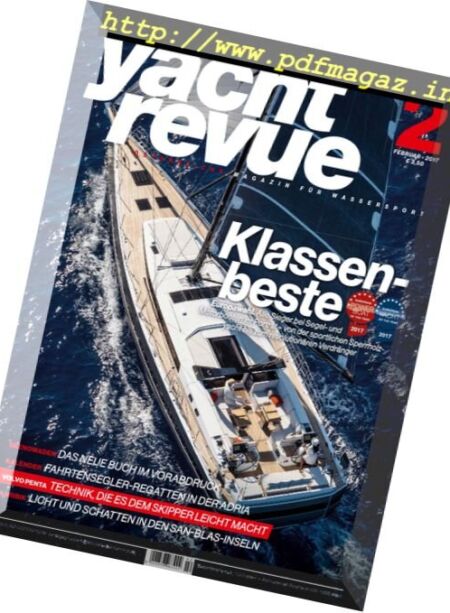 Yachtrevue – Februar 2017 Cover