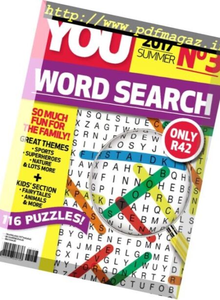 You Word Search – Summer 2017 Cover