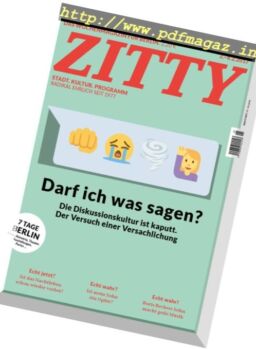 Zitty – 2 Februar 2017