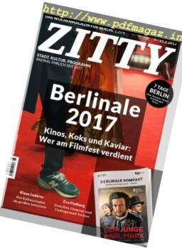 Zitty – 9 Februar 2017