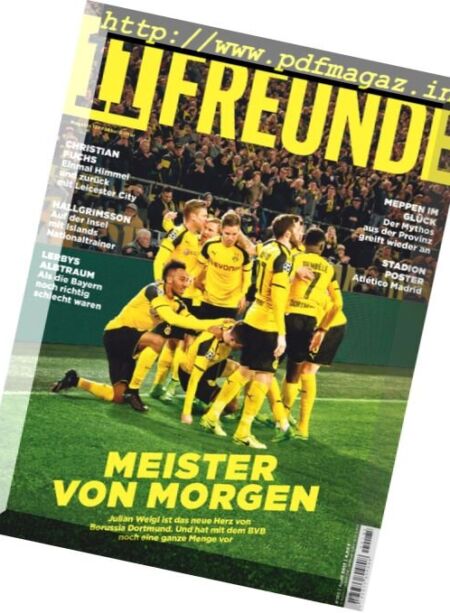 11 Freunde – April 2017 Cover