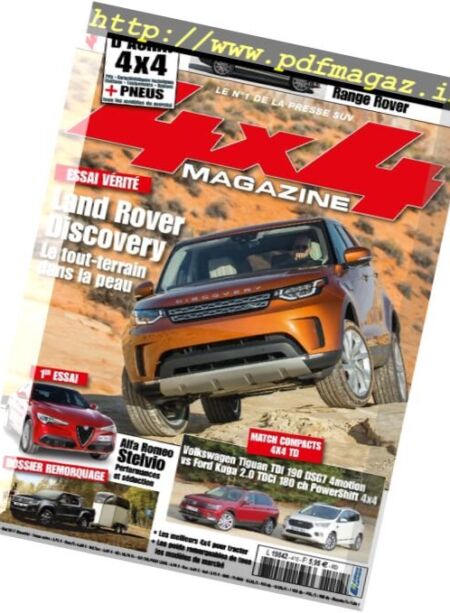 4×4 Magazine France – Avril-Mai 2017 Cover