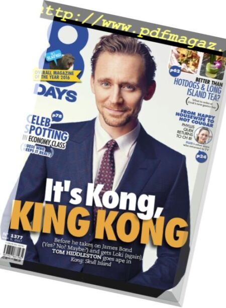 8 Days – 9 March 2017 Cover