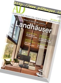 AD Architectural Digest Germany – Marz 2017