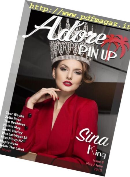 Adore Pin Up Magazine – May-June 2015 Cover