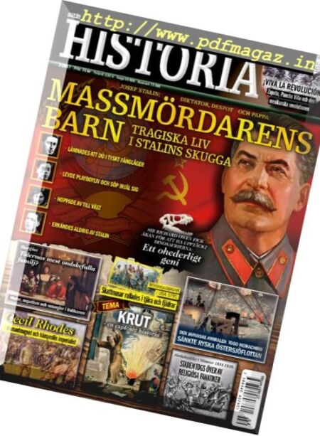 Allt Om Vetenskap Tema Historia – Nr.2, 2017 Cover