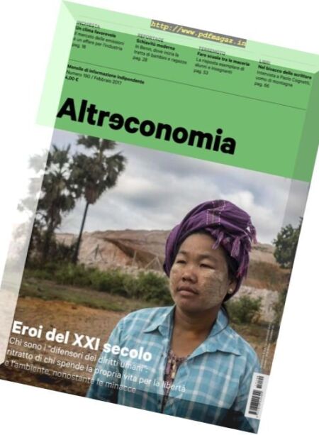 Alterconomia – Febbraio 2017 Cover