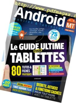 Android Mobiles & Tablettes – Mars-Mai 2017