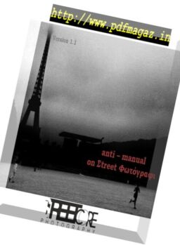 Anti-manual on Street Photography – April 2017