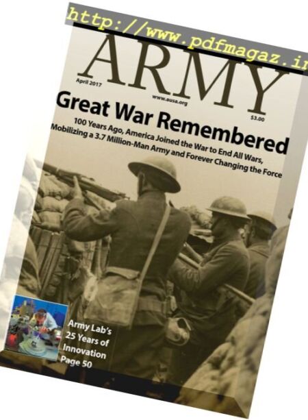 Army – April 2017 Cover