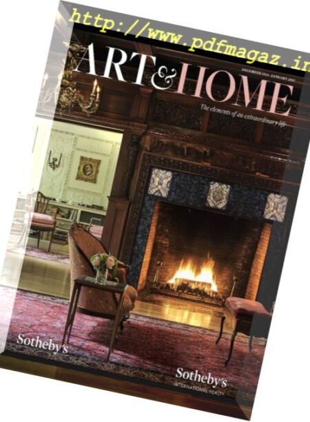 Art & Home – December 2016-January 2017 Cover
