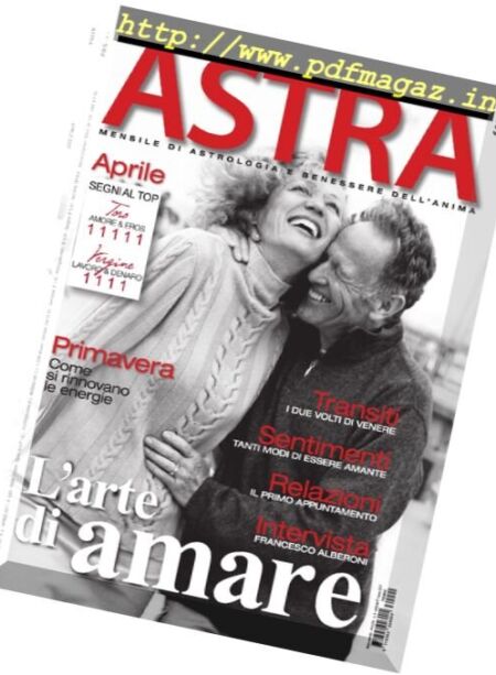 Astra – Aprile 2017 Cover