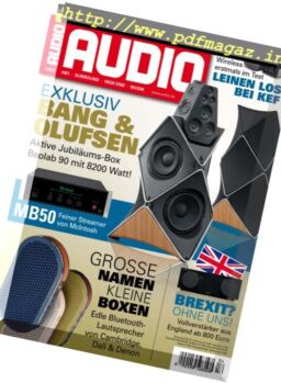 Audio – April 2017