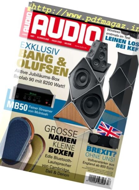 Audio – April 2017 Cover
