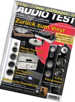 Audio Test – Nr.3, 2017