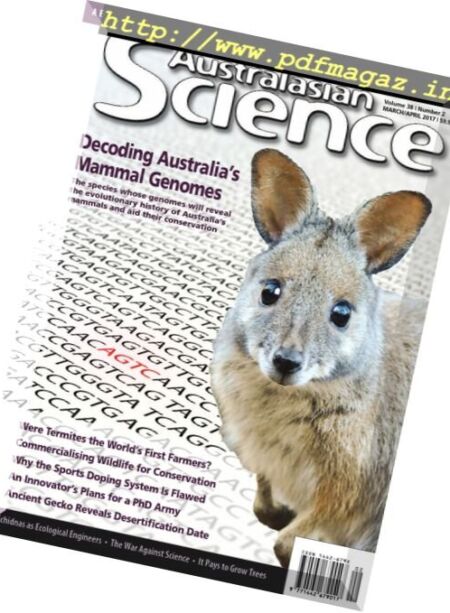 Australasian Science – March-April 2017 Cover