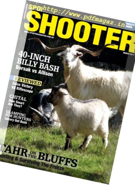 Australasian Sporting Shooter – March 2017 Cover